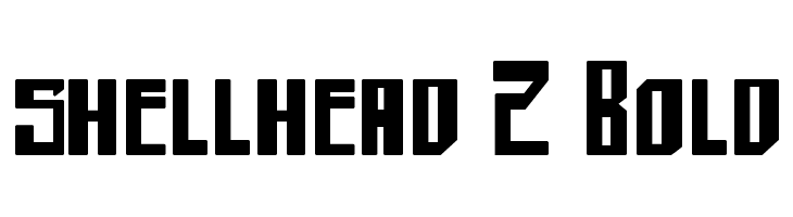 shellhead 2 Bold  免费字体下载