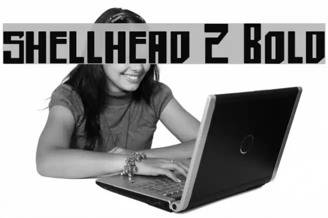 shellhead 2 Bold Font examples