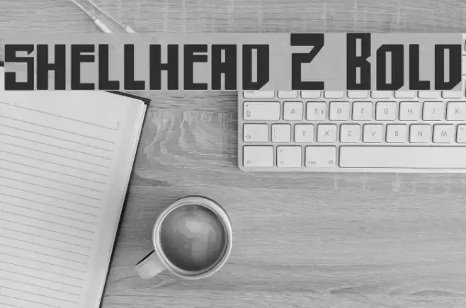 shellhead 2 Bold Font examples