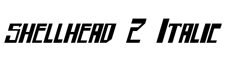 shellhead 2 Italic  baixar fontes gratis