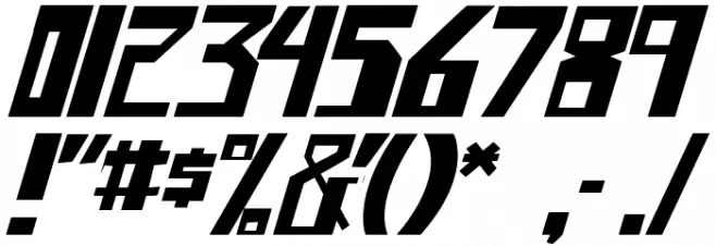 shellhead 2 Italic Font OTHER CHARS