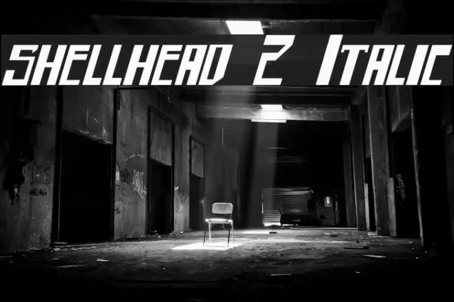 shellhead 2 Italic Font examples