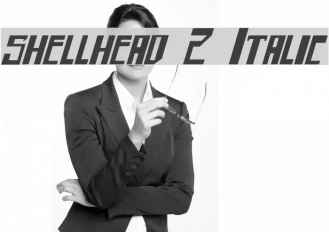 shellhead 2 Italic Font examples