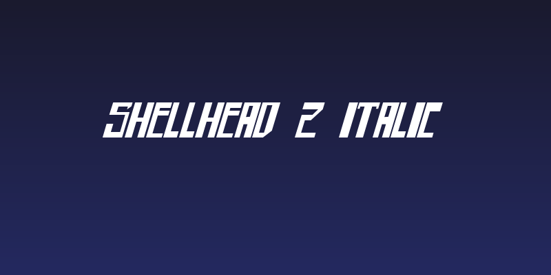 shellhead 2 Italic Social Header