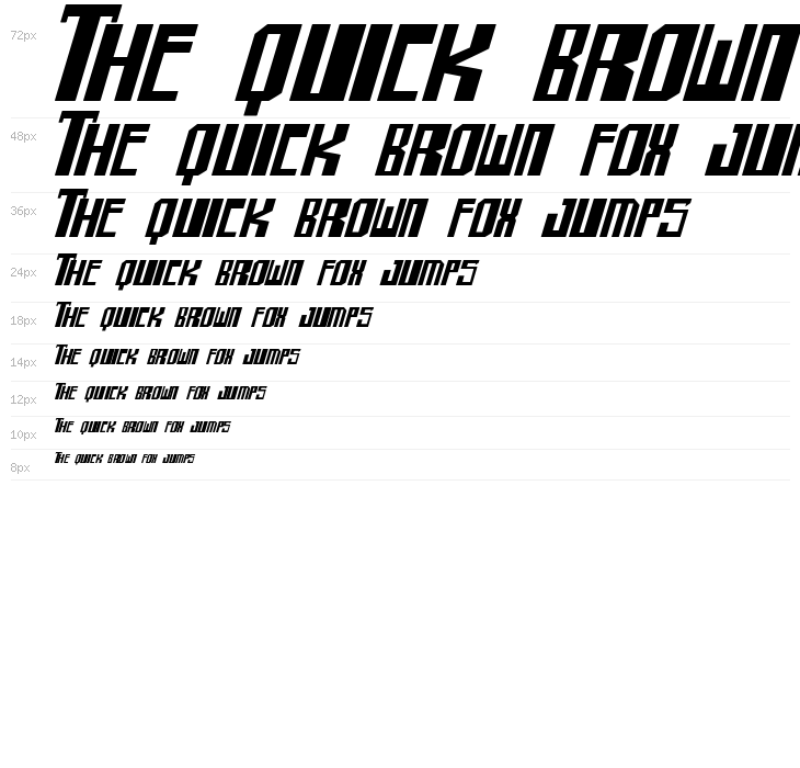 shellhead 2 Italic Waterfall