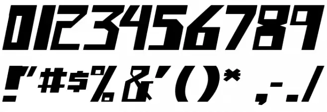 shellhead Bold Italic Font OTHER CHARS