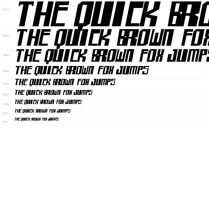 shellhead Bold Italic Waterfall