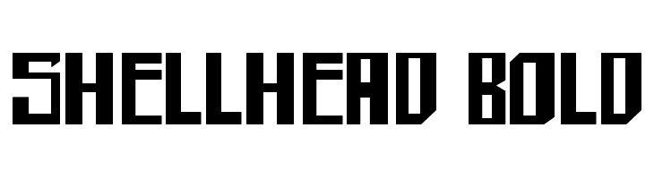 shellhead Bold  Скачать бесплатные шрифты