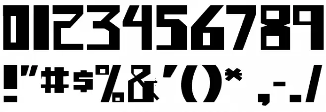 shellhead Bold Font OTHER CHARS