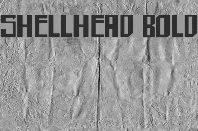 shellhead Bold Font examples