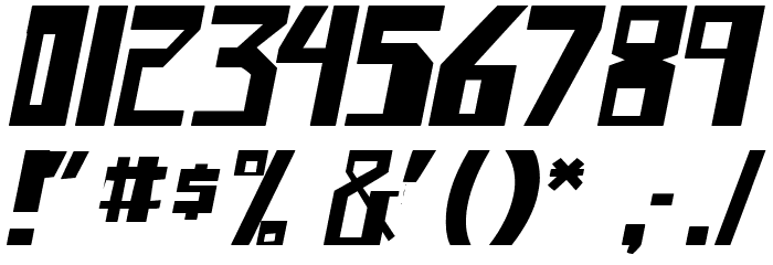 shellhead Italic Caratteri ALTRI CARATTERI