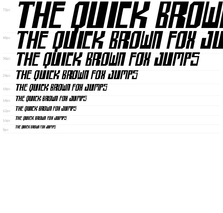 shellhead Italic Waterfall