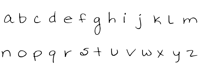 shellie Font LOWERCASE