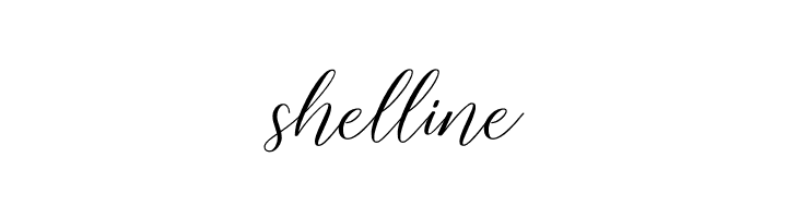 shelline  Free Fonts Download