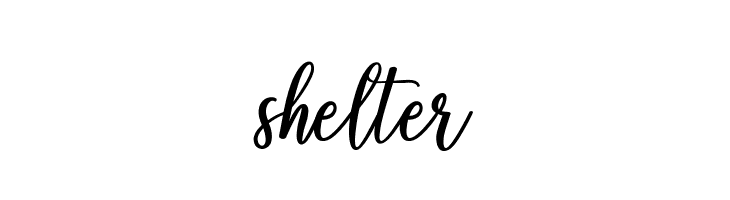 shelter  Descarca Fonturi Gratis