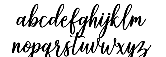 shelter Font LOWERCASE