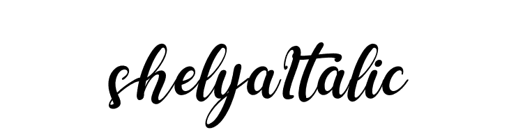 shelya Italic  baixar fontes gratis