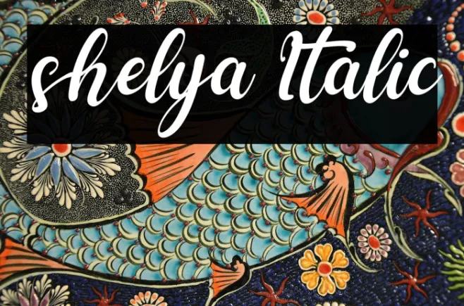 shelya Italic Example 1
