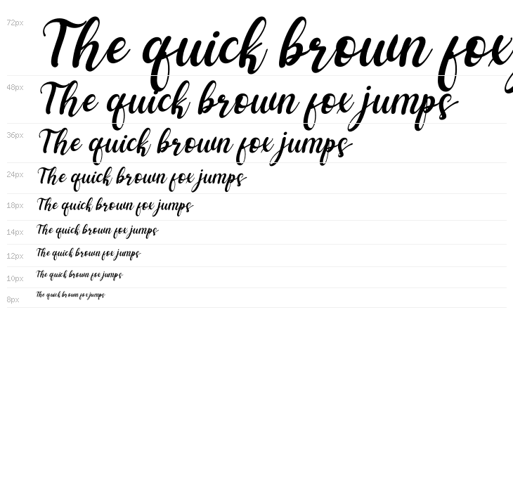 shelya Italic Waterfall