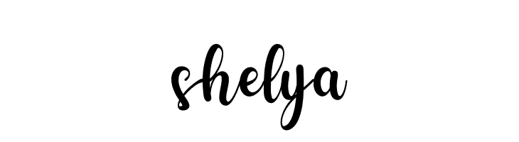 shelya  Frei Schriftart Herunterladen
