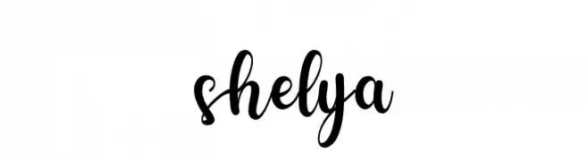 shelya  Frei Schriftart Herunterladen
