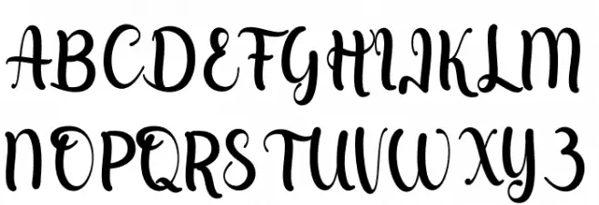 shelya Schriftart Groß