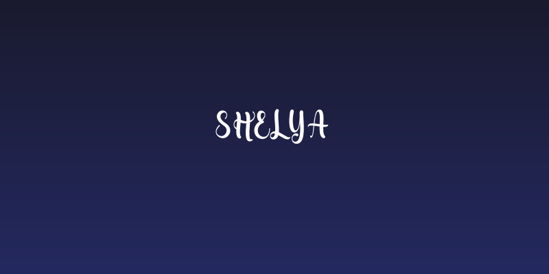 shelya Social Header