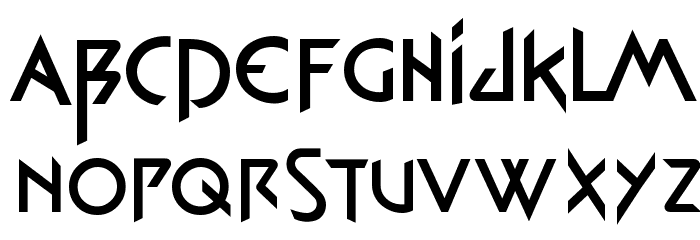 shera Font LOWERCASE