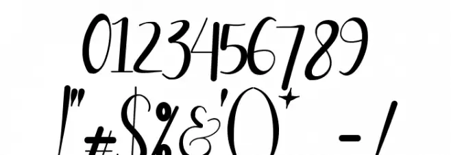 sherllia Font OTHER CHARS