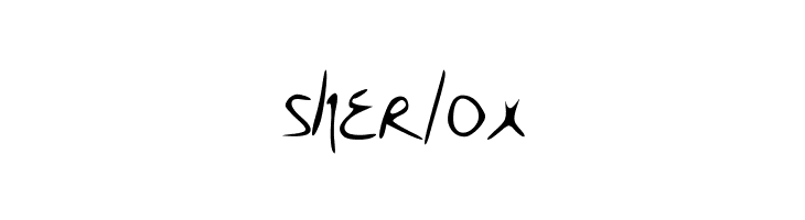 sherlox  Frei Schriftart Herunterladen