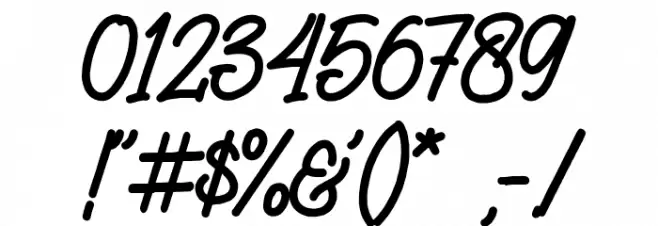 sherlyshane Font OTHER CHARS