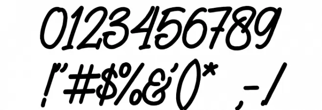 sherlyshane Font OTHER CHARS