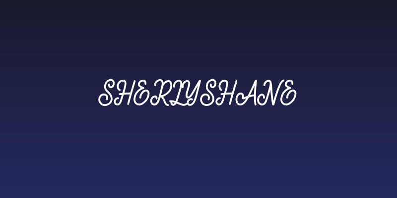 sherlyshane Social Header