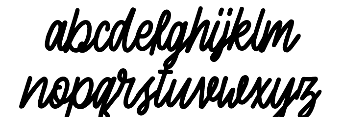 sherlyshane Font LOWERCASE