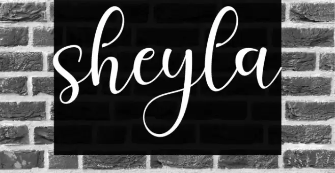 sheyla Font examples
