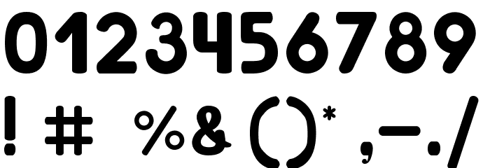 shirota Font OTHER CHARS