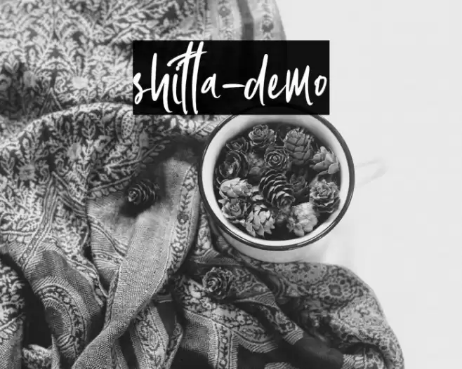 shitta-demo Font examples