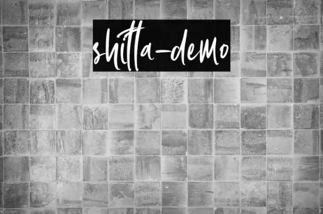 shitta-demo Font examples