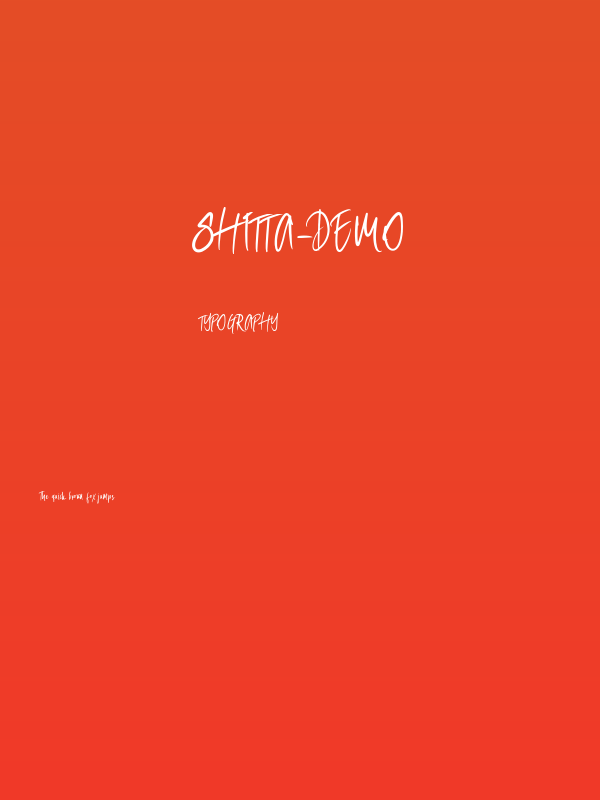 shitta-demo Poster