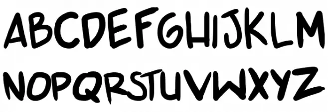shonen punk v2 Polices MINUSCULES