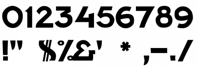 shrbitov Font OTHER CHARS