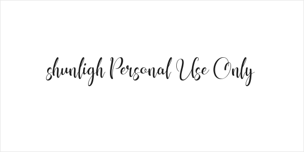 shunligh Personal Use Only Logo