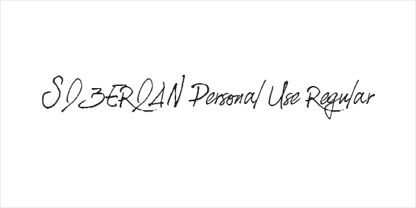 SIBERIAN Personal Use Regular Logo