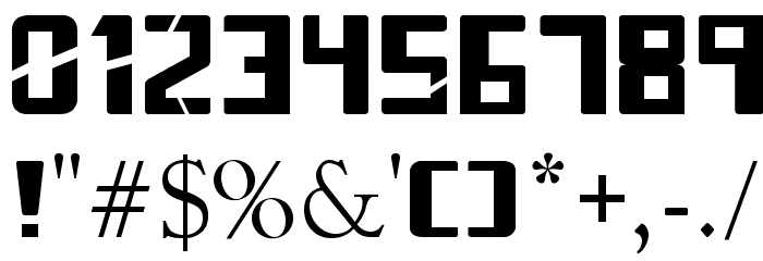SIBLING RIVALRY Font OTHER CHARS