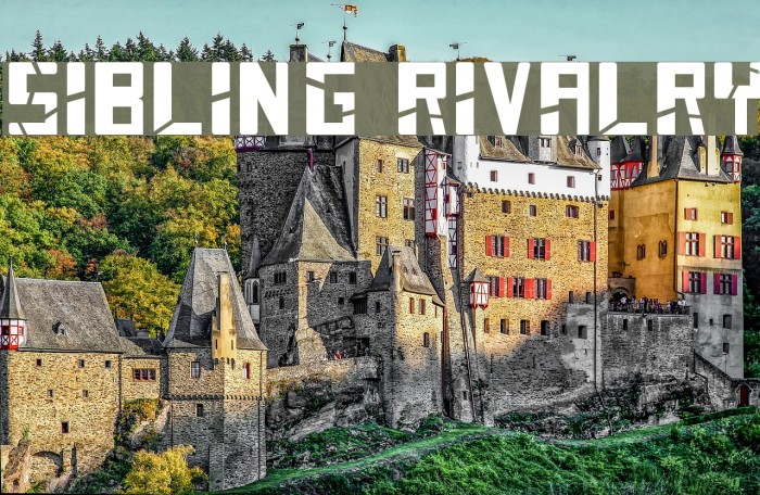 SIBLING RIVALRY Font examples