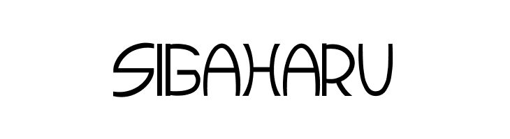 SIGAHARU  Free Fonts Download