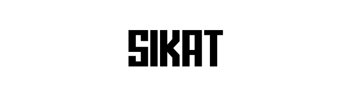 SIKAT  font caratteri gratis