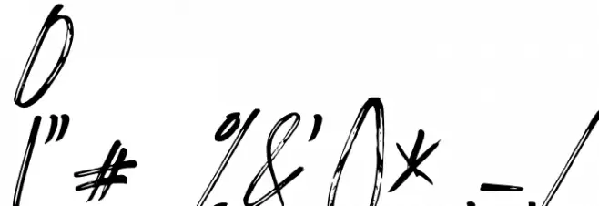 SIKATCH Font OTHER CHARS