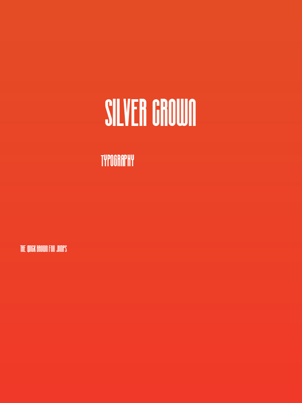 SILVER CROWN Poster