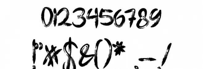 SILVERFANG Font OTHER CHARS